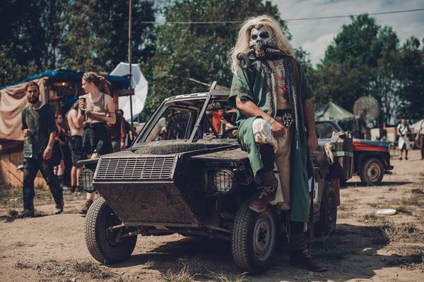 Junktown в заброшенной военной части в Братронице (RZB - raketov zkladna Bratronice) в Чехии. Post-Apocalyptic Festival, Junktown, тусовка, Mad Max style, сильно длиннопост, длиннопост