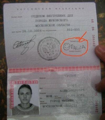 Роспись подпись в паспорте Роспись подпись в паспорте