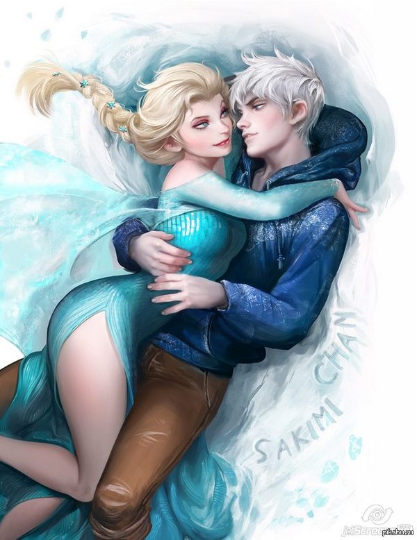 Jack Frost &amp; Elsa Frozen 