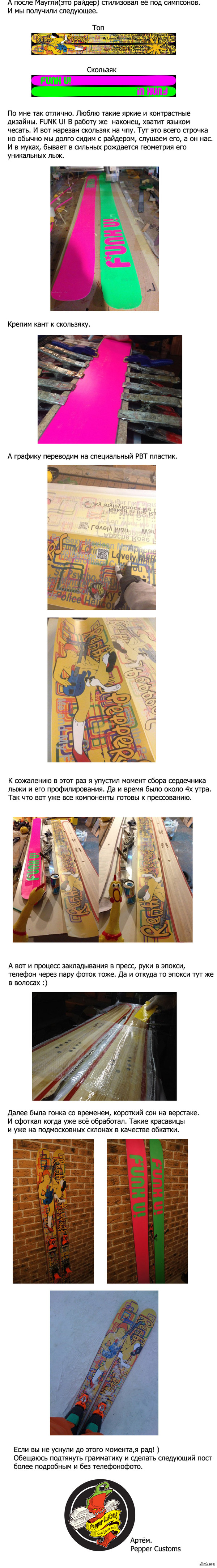 Как сделать сноуборд или горные лыжи