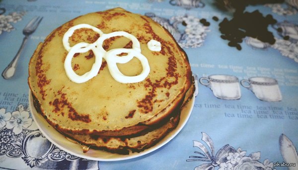 Блины посвященные Олимпиаде :)