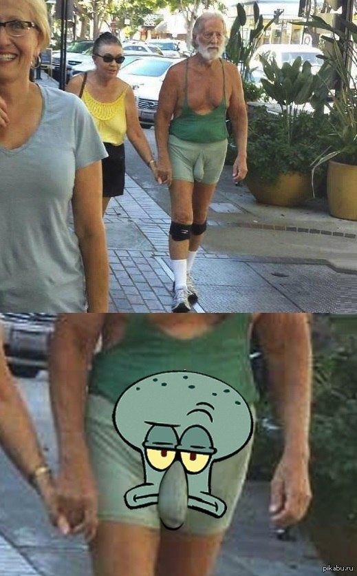 Squidward, is that you?! - NSFW, SpongeBob, Squidward, Grandfather, Sexuality, Similarity