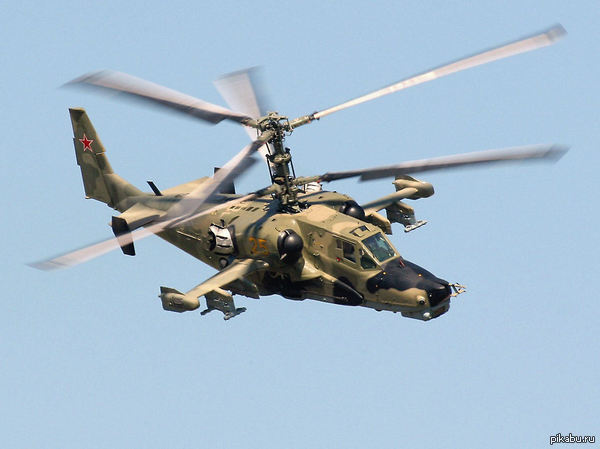 One pikabushnik had an idea to post military instead of boobs and cats - Military, Ka-50, , Military equipment, Legend, Ka-50 (Black Shark)