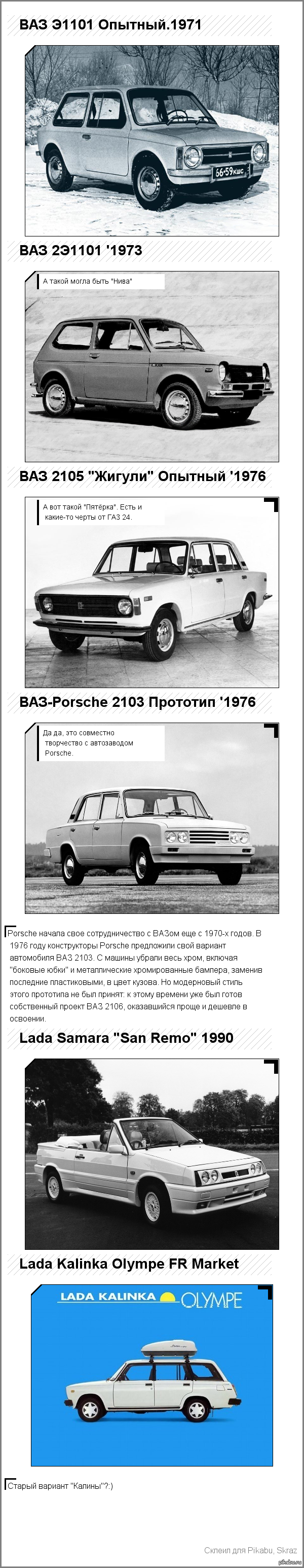 Каким мог быть серийный ВАЗ. Прототипы и концепты. | Пикабу