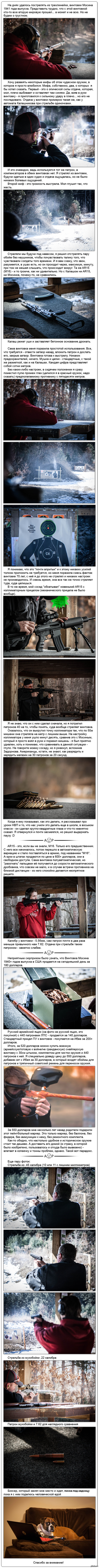 Трехлинейка Мосина и AR15