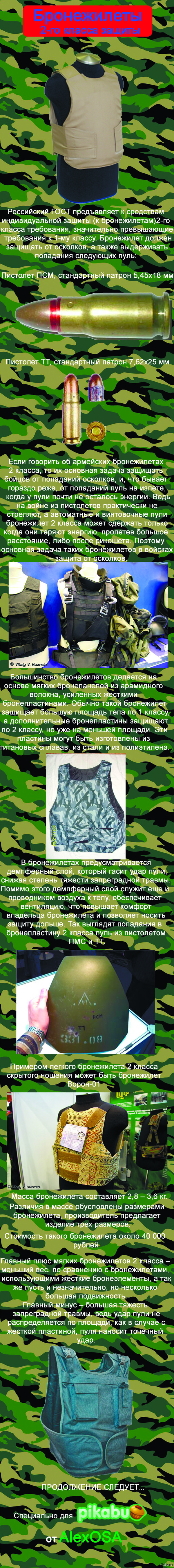 Бронежилеты 2-го класса защиты