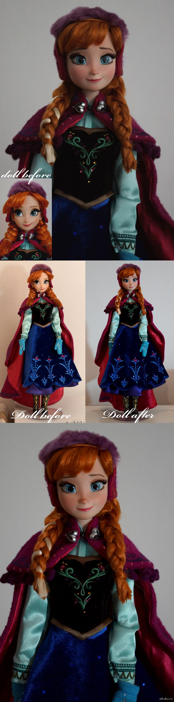 Еще одна переделка магазинной куклы