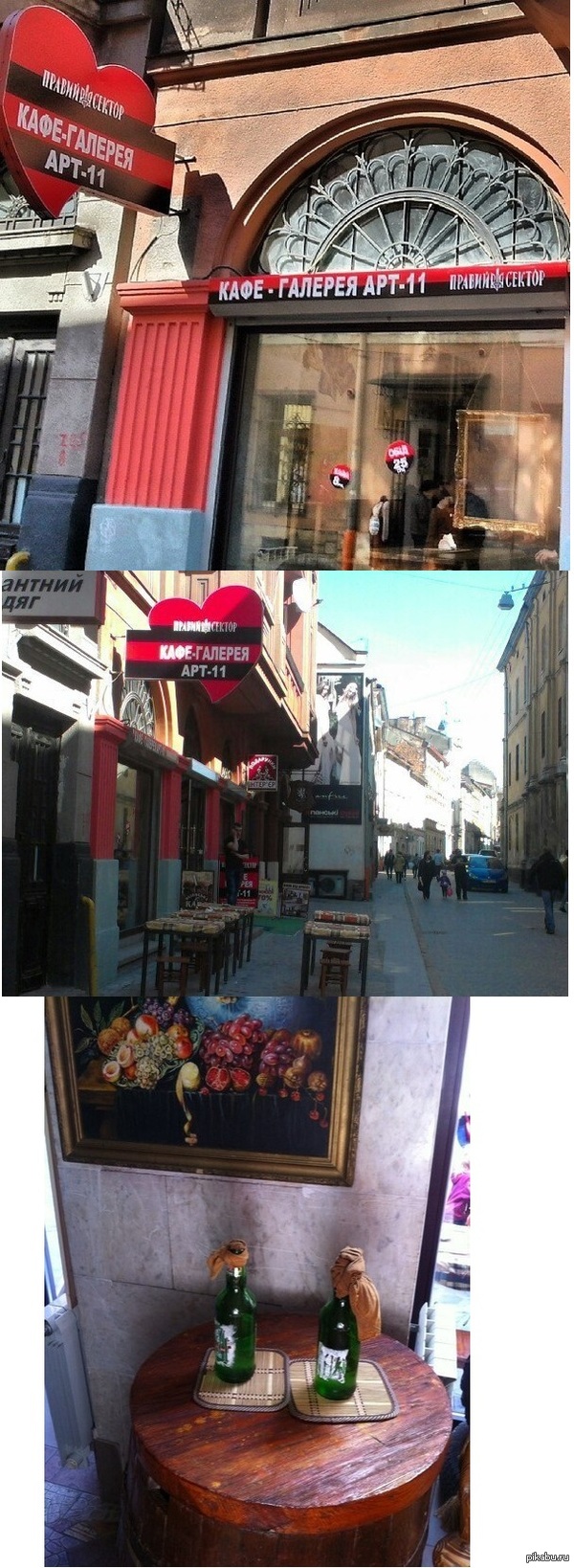 Во Львове открылось новое кафе "Правый сектор" адрес даного заведения ул. Леси Украинки