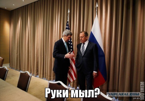 Yes, Mr. Lavrov! 