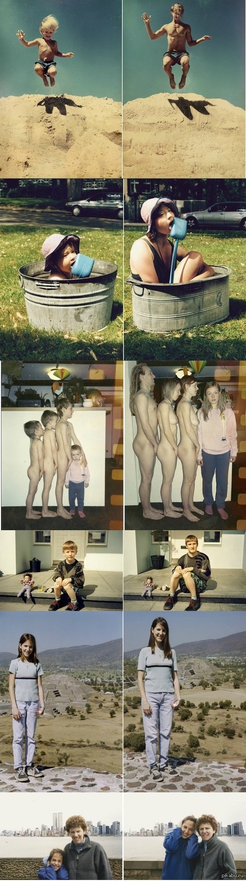 Then and Now - NSFW, Children, Adults, The photo, Memories