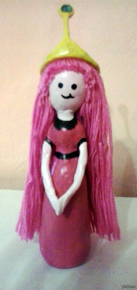 Princess Bubble Gum - Adventure Time, Princess bubblegum, My, Handmade