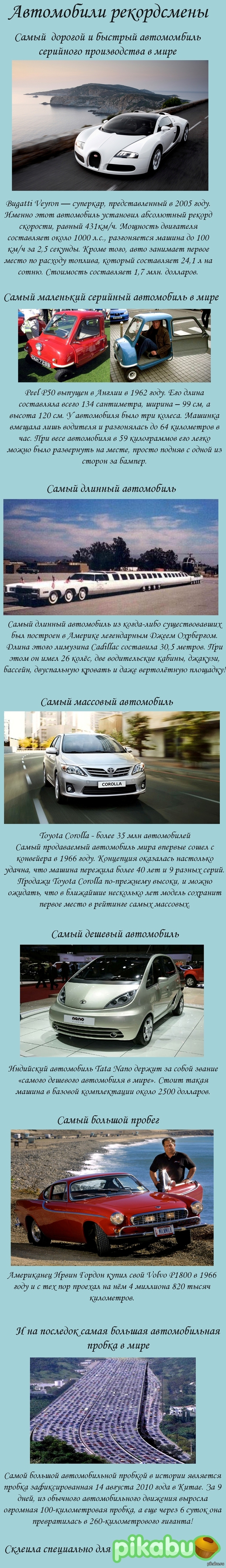 Автомобильные рекорды