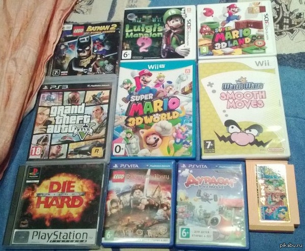 13       =) PC,3DS,PS3,Wii,Wii U,PS1,PS Vita  Dendy.