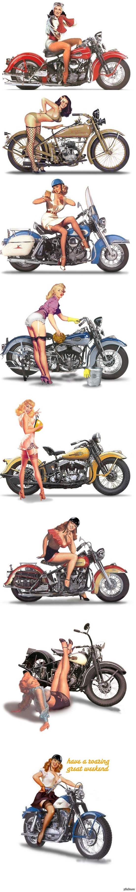 A little beauty) - NSFW, My, Moto, Girls, Pin up, Longpost