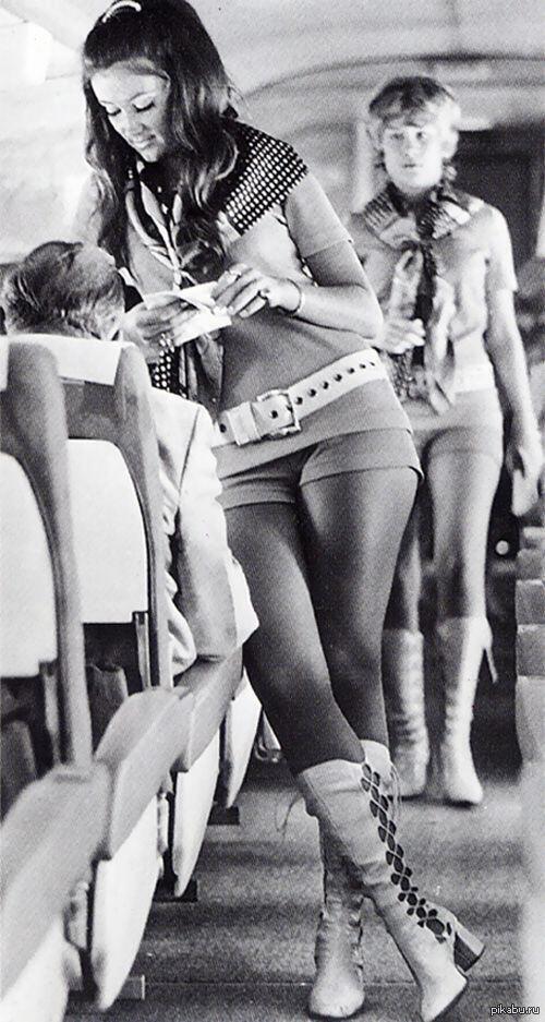 Стюардесса Southwest Airlines 1968 год., Фотография, Стюардесса, 1968 