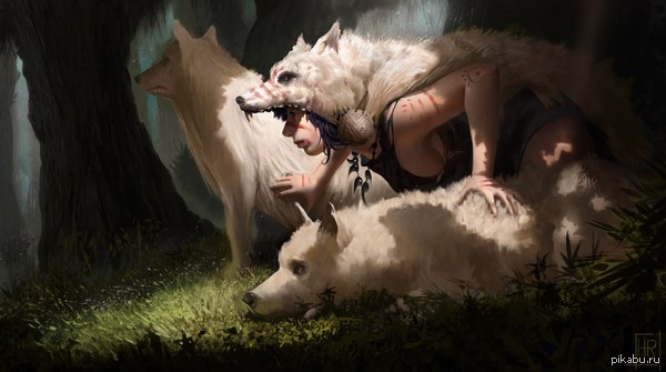    &quot; .&quot; Princess wolves   hugo-richard     "",    Deviant-art       .