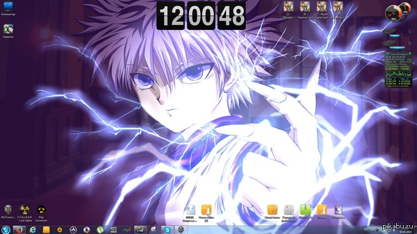 А вот и мой рабочий стол в скриншотах моей сборки (КотЭ прилагается)