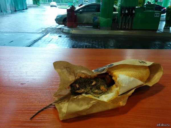 Киевлянин нашел в хот-доге мышь