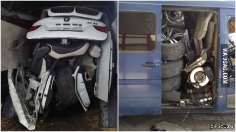 Парень пытался пересечь словенскую границу с BMW X6 в его фургоне