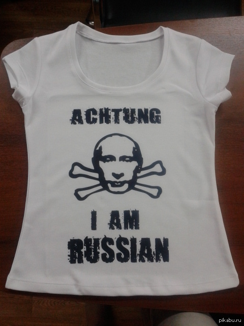 T-shirt for trips abroad - T-shirt, NSFW, Poland, Vladimir Putin