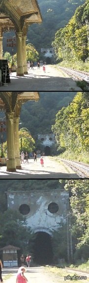 Mom brought photos from the holiday. - My, Uprls, Stubbornness, My, Abkhazia, Gagra