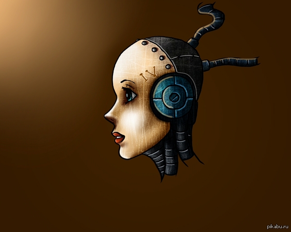 Cyborg - My, Cyborgs, Painting