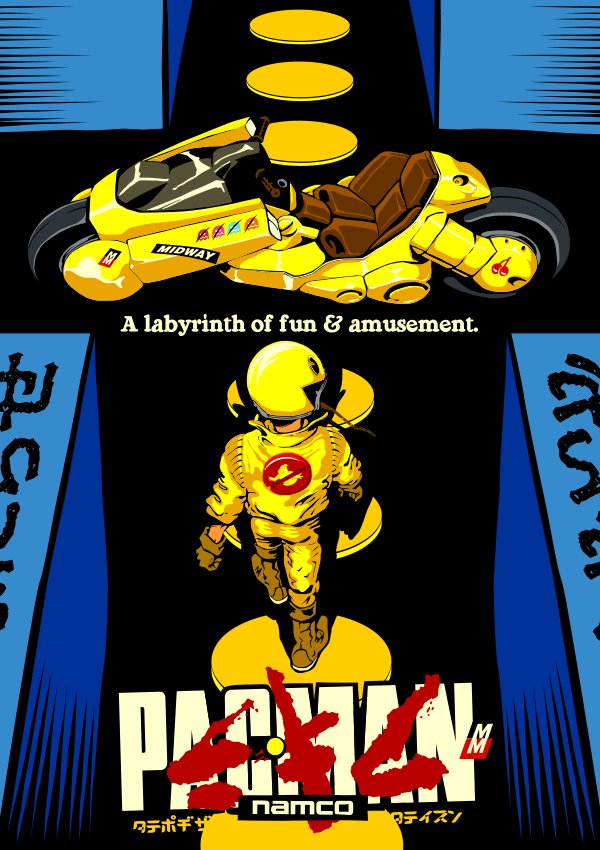 Akira x Pac-Man x Ghostbusters--- 