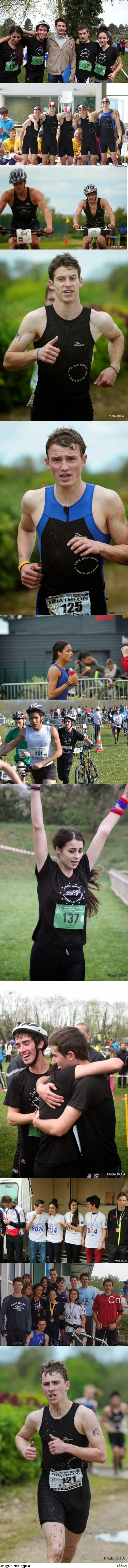 Поздравьте меня ! Мы чемпионы Франции по Триатлону ! Прошу теперь помощи у вас, помогите склеить как то красиво эти фото.