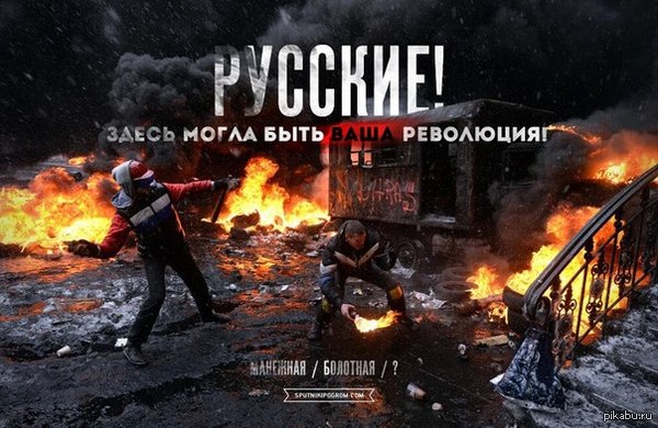 Русские! Здесь могла быть ваша революция!