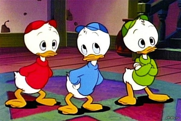   (:     ,   ,  ,    (. Huey, Dewey &amp; Louie Duck)    (Webbigail Vanderquack).