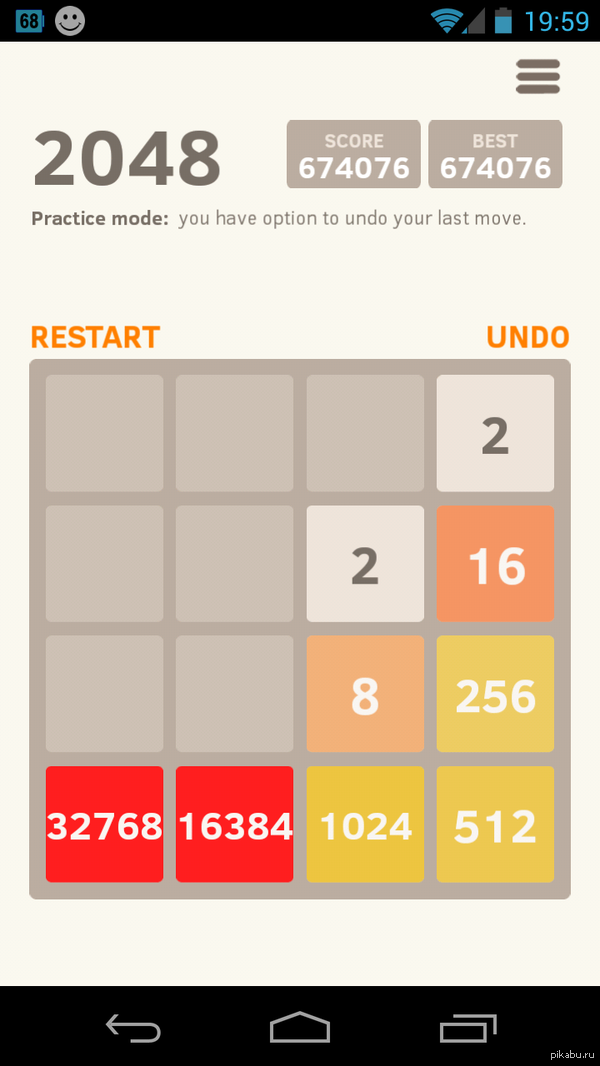 ������ ������� � 2048