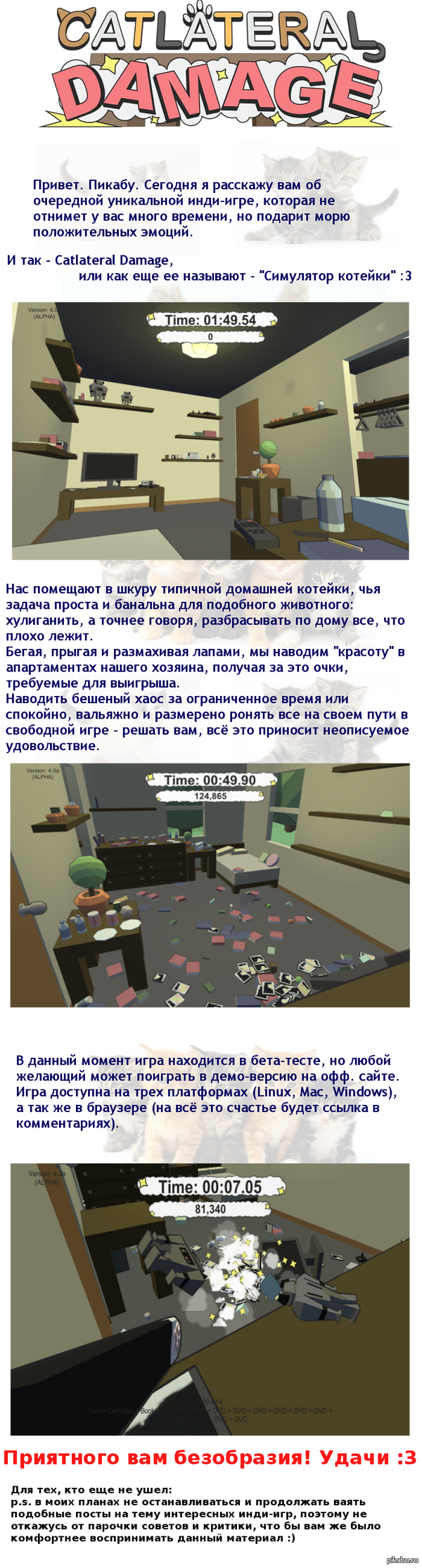 -: Catlateral Damage  ,     .    ,  :)