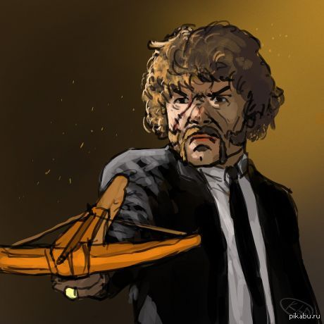 Imp in the tail under Jules Winnfield - Jules Winnfield, Game of Thrones, Pulp Fiction