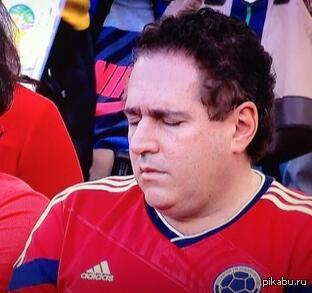 Волнение на гостевой трибуне.