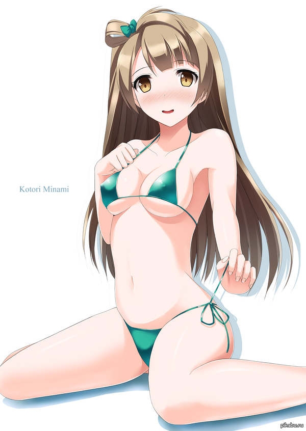 Kotori Minami - NSFW, Anime, Art, Girls, Bikini