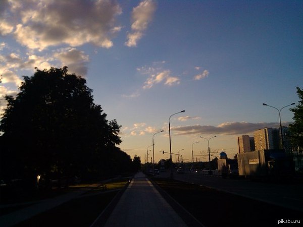 Закат г.Москва