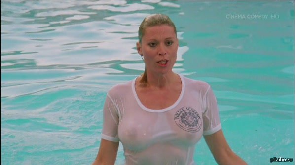I wonder how many people paused at this moment?)) - NSFW, Police Academy, Pause, Boobs, Fap