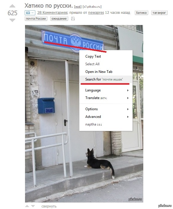 Почта России-Почти Ишак