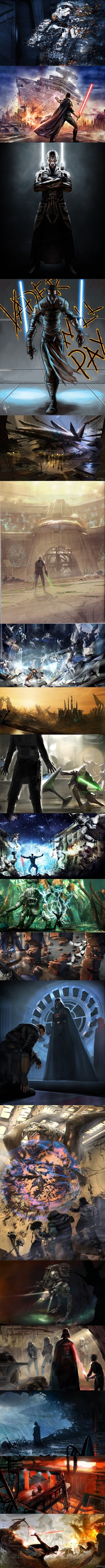 Арты Star Wars: The Force Unleashed I & II