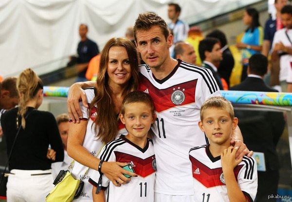 Miroslav Klose with his wonderful family. Mimimi - Klose, Family, Milota, Football