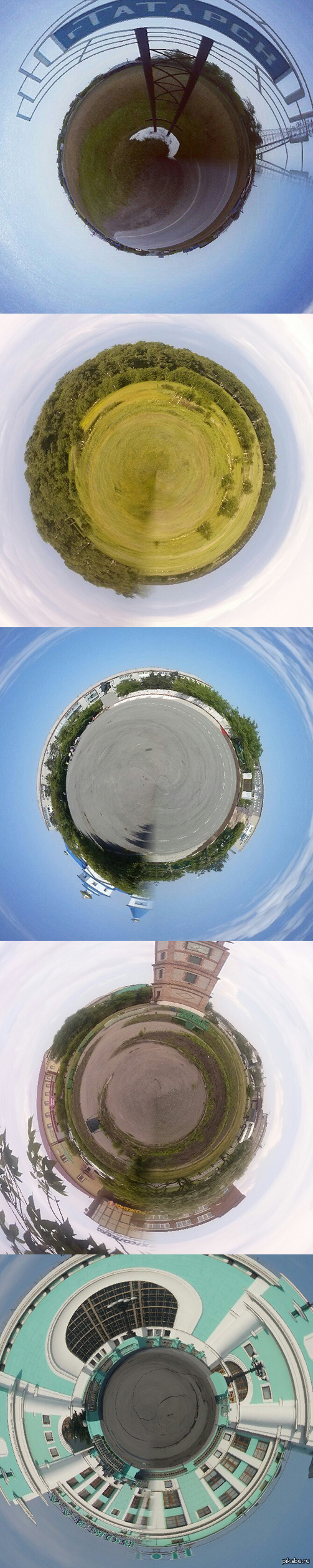 Inspired by the post http://pikabu.ru/story/_2493746 - My, Spherical panorama, Planet, Tatarsk, Globe Photo, Longpost