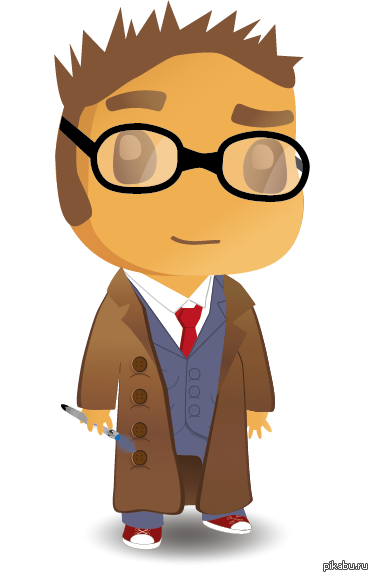 Cookie - 10th Doctor - My, Cookie, Peekaboo, Doctor Who, Adobe illustrator