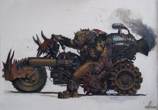 Evil Sunz like two fings most: Going fast and krumpin' stuff. Dat's why we'z so good at it.