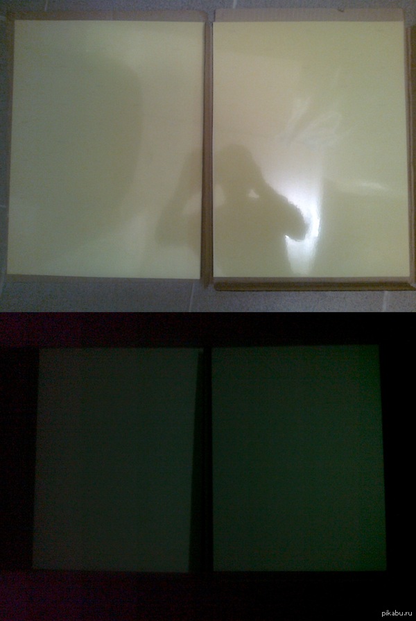 Прикупил по случаю пару светящихся в темноте панелей. Какое применение им можно найти?