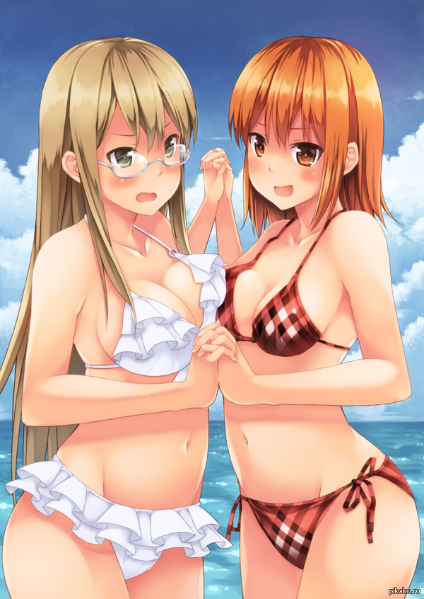 2girls - NSFW, Anime, Art, Copyright, Recall, , At 5 am, Help me find