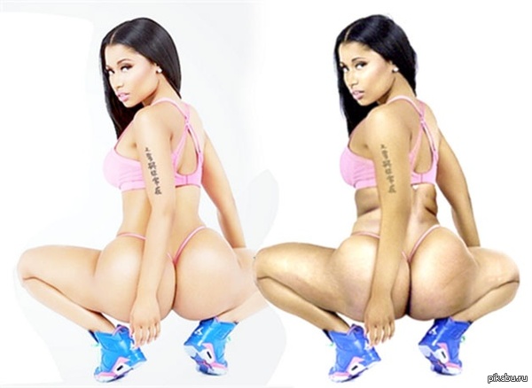 Nicki Minaj without photoshop - NSFW, Photoshop, Nicki Minaj, Ass