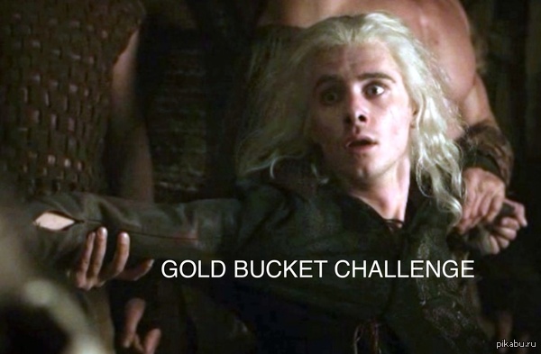 Gold bucket challenge 
