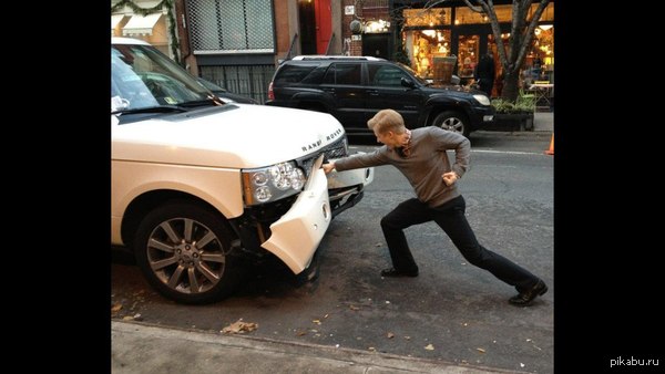 - Ты кому бибикнул, дядя?