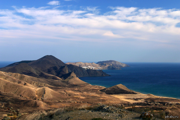 Про нашу природу. Крым, вид на город Орджоникидзе