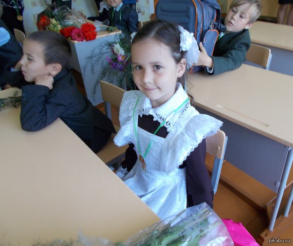 1 Сентября! Моя дочь пошла в 1й класс!!!!